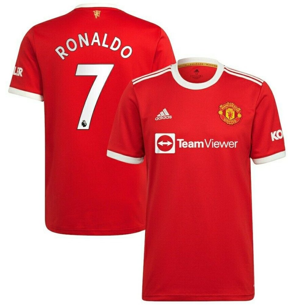 Cristiano Ronaldo Jersey Manchester United adidas 2021/22 Home Jersey